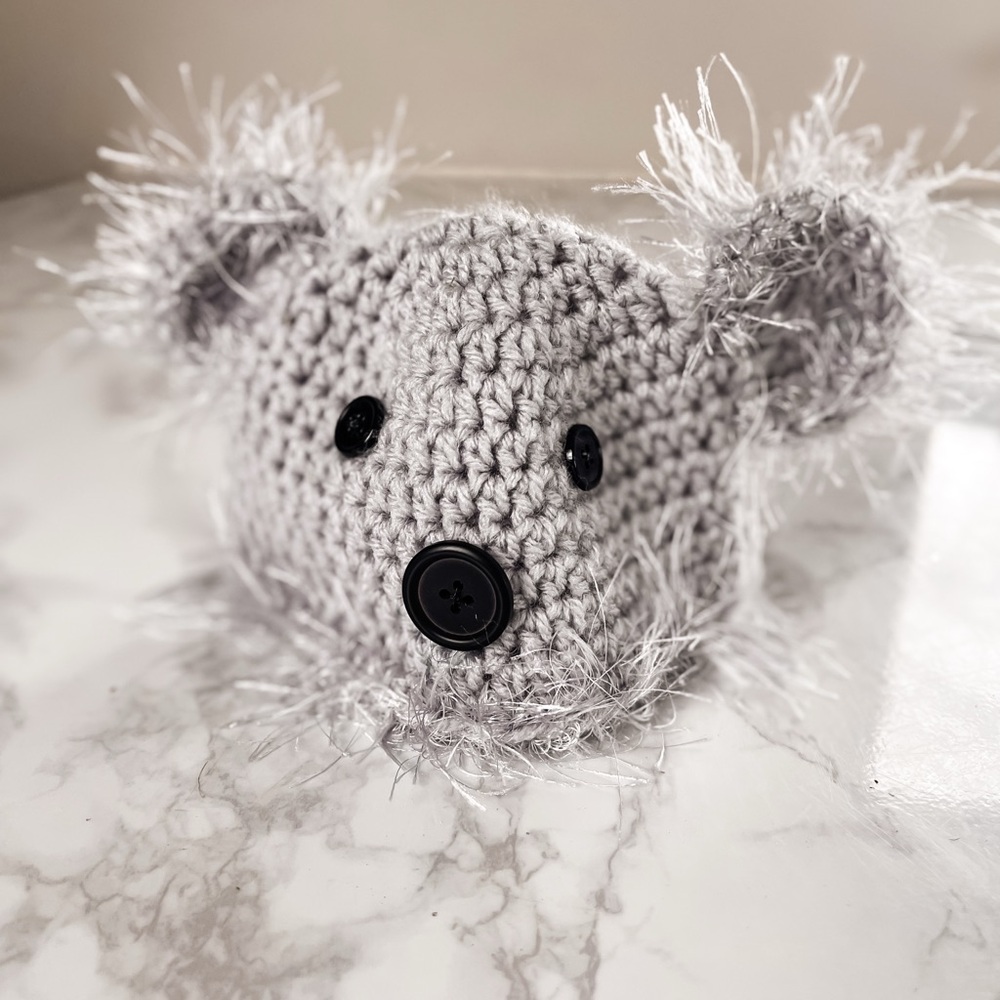 Handmade Knit Kola Bear Hat